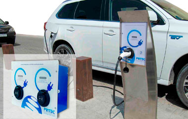 Punto de carga para vehículos eléctricos