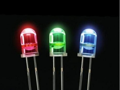 LED rojo, verde y azul